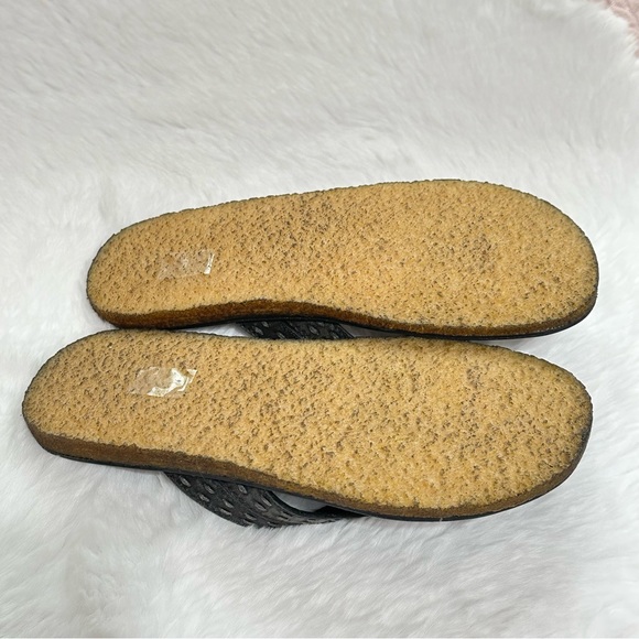 John Varvatos Thong Sandals Star USA Tobago Stitched Leather Slip Ons Slides Box - Picture 9 of 15